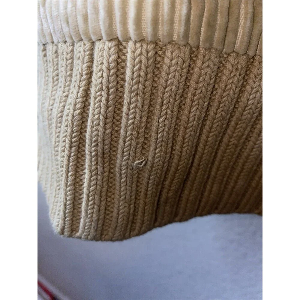 J Jill Western Corduroy chore Knit Neck Quilted Liner S Jacket country barn